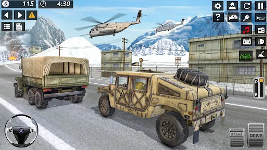 US Army Truck Driving Games 3D screenshot 10