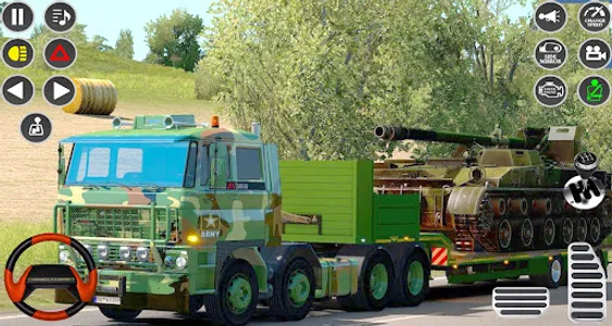 US Army Transporter Truck Game screenshot 0