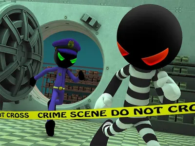 Criminal Stickman Escape 3D screenshot 8