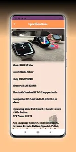 GS7 pro max Smartwatch Guide screenshot 2