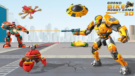 Bike Robot Shooting: War Games screenshot 10