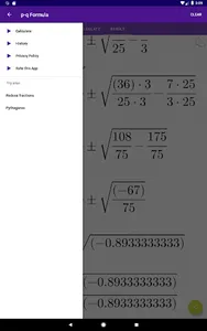 Quadratic Formula PQ screenshot 10