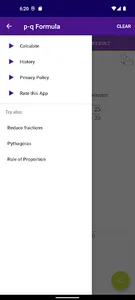 Quadratic Formula PQ PRO screenshot 2