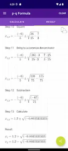 Quadratic Formula PQ PRO screenshot 3