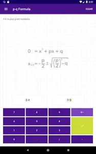 Quadratic Formula PQ PRO screenshot 4