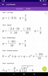 Quadratic Formula PQ PRO screenshot 5