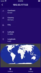 GeoIP Lookup screenshot 1