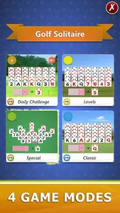 Golf Solitaire - Card Game screenshot 1