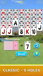 Golf Solitaire - Card Game screenshot 2