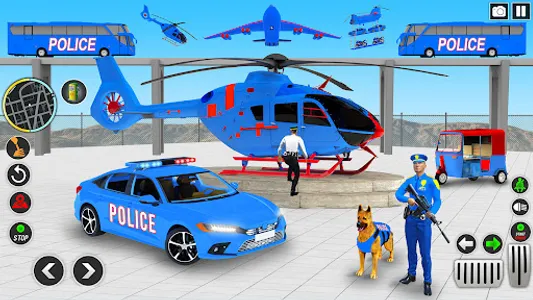 US Police Car Transport Games screenshot 0