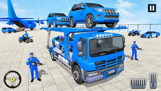 US Police Car Transport Games screenshot 15