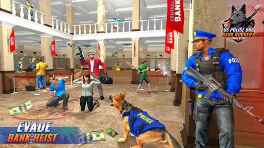 US Police Dog Bank Crime Chase screenshot 17