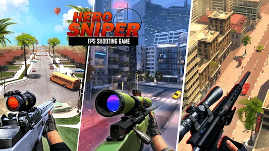 Hero Sniper FPS Shooting Games screenshot 11