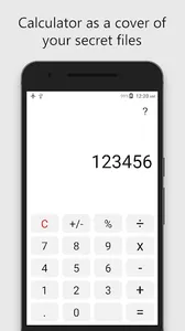 Calculator Vault - hide images screenshot 0