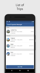 Travel Expense Manager screenshot 0