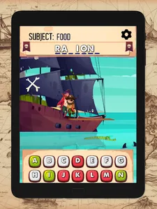 Classic Hangman Pirate Game screenshot 12