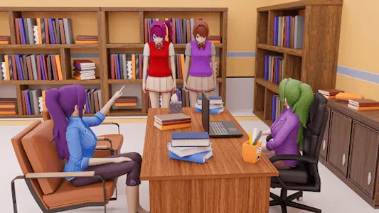 Anime School Teacher 3d screenshot 15
