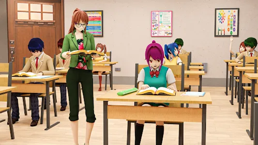 Anime School Teacher 3d screenshot 2