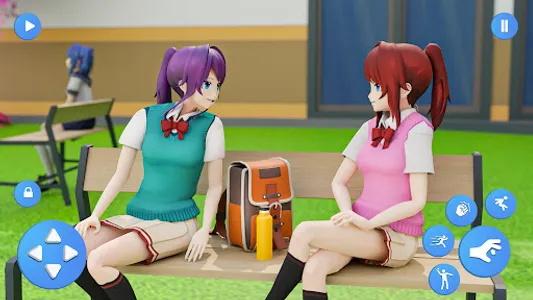 Anime Highschool Girl Life Sim screenshot 3