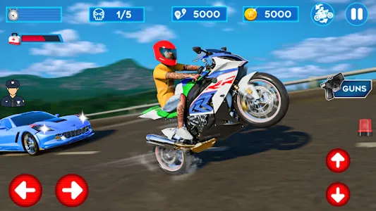 Bike Racing Game Shooting Game screenshot 14