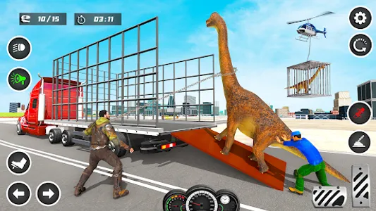 GT Dino Transporter Truck Game screenshot 0