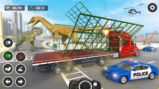 GT Dino Transporter Truck Game screenshot 10