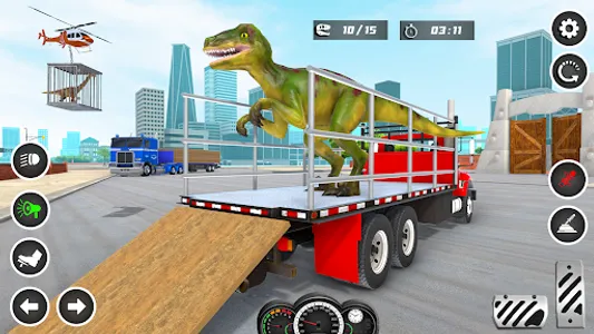 GT Dino Transporter Truck Game screenshot 11