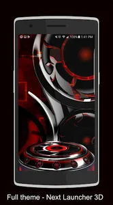 Twister Red Iconpack &for NEXT screenshot 1