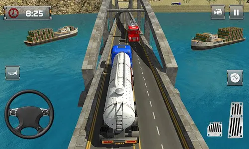 Oil Tanker Truck Driving Game screenshot 0