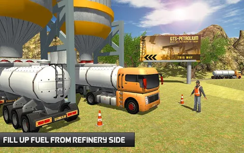 Oil Tanker Truck Driving Game screenshot 16