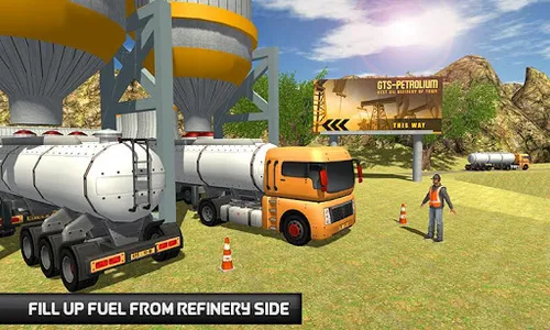 Oil Tanker Truck Driving Game screenshot 5