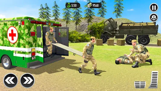 Army Ambulance Driving Rescue screenshot 0