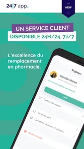 24/7 app. pour les remplaçants screenshot 7