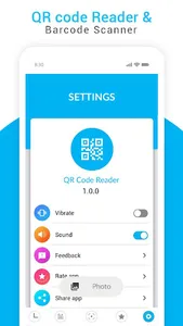 QR code reader & barcode Scann screenshot 0