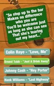 Guess The Lyrics Country Music screenshot 6