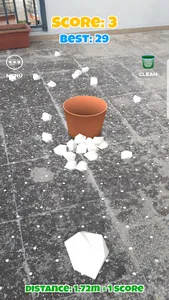 Paper Toss AR (ARCore) screenshot 1