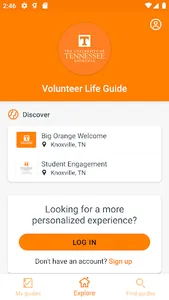 Volunteer Life Guide screenshot 1