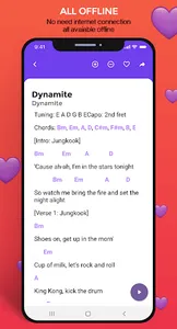 BTS Guitar Chords Offline screenshot 1