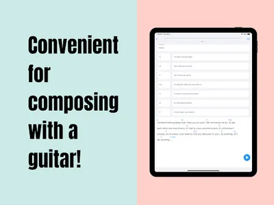 Guitar Chord & Lyrics Note App screenshot 6