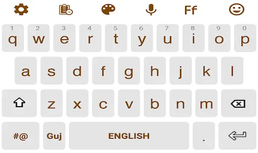 Gujarati Language Keyboard screenshot 3