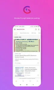 Gulf Job Vacancies Search App screenshot 1