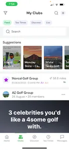 GolfLync Social Media for Golf screenshot 1