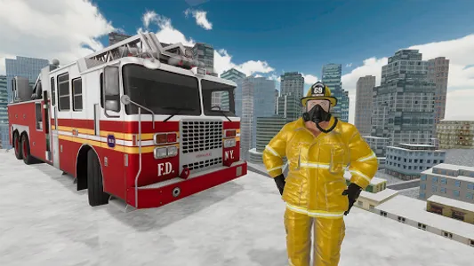 Fire Truck Driving Simulator screenshot 10