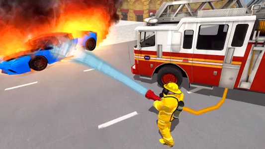 Fire Truck Driving Simulator screenshot 21