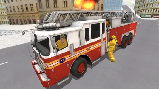 Fire Truck Driving Simulator screenshot 22