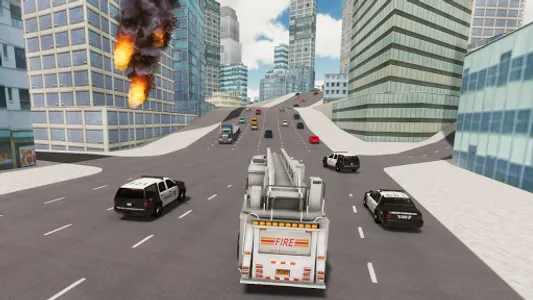 Fire Truck Driving Simulator screenshot 7