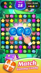 Gummy Candy Blast-Fun Match 3 screenshot 2