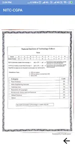 NITC-CGPA screenshot 4