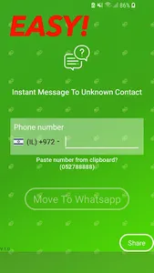 Number To Message Whats Chat W screenshot 1