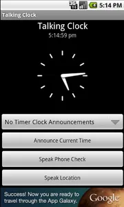 Talking Clock screenshot 0